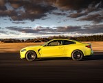 2021 BMW M4 Competition Coupe (Color: Sao Paulo Yellow) Side Wallpapers 150x120