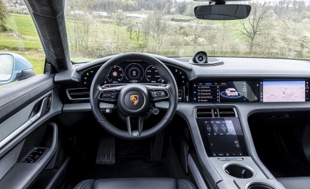 2021 Porsche Taycan 4S Cross Turismo (Color: Frozen Blue Metallic) Interior Cockpit Wallpapers 450x275 (68)