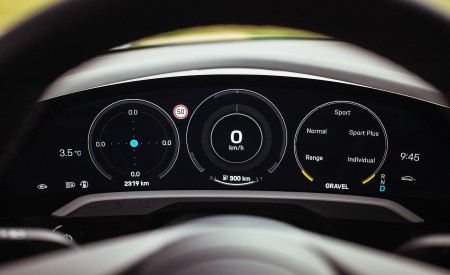 2021 Porsche Taycan Turbo S Cross Turismo (Color: Mamba Green Metallic) Digital Instrument Cluster Wallpapers 450x275 (33)