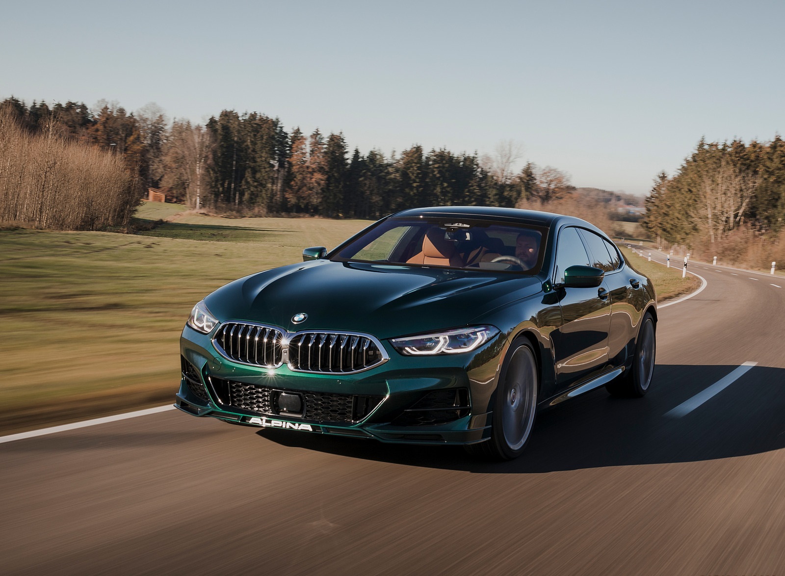 2022 ALPINA B8 Gran Coupé Front Three-Quarter Wallpapers  (1)