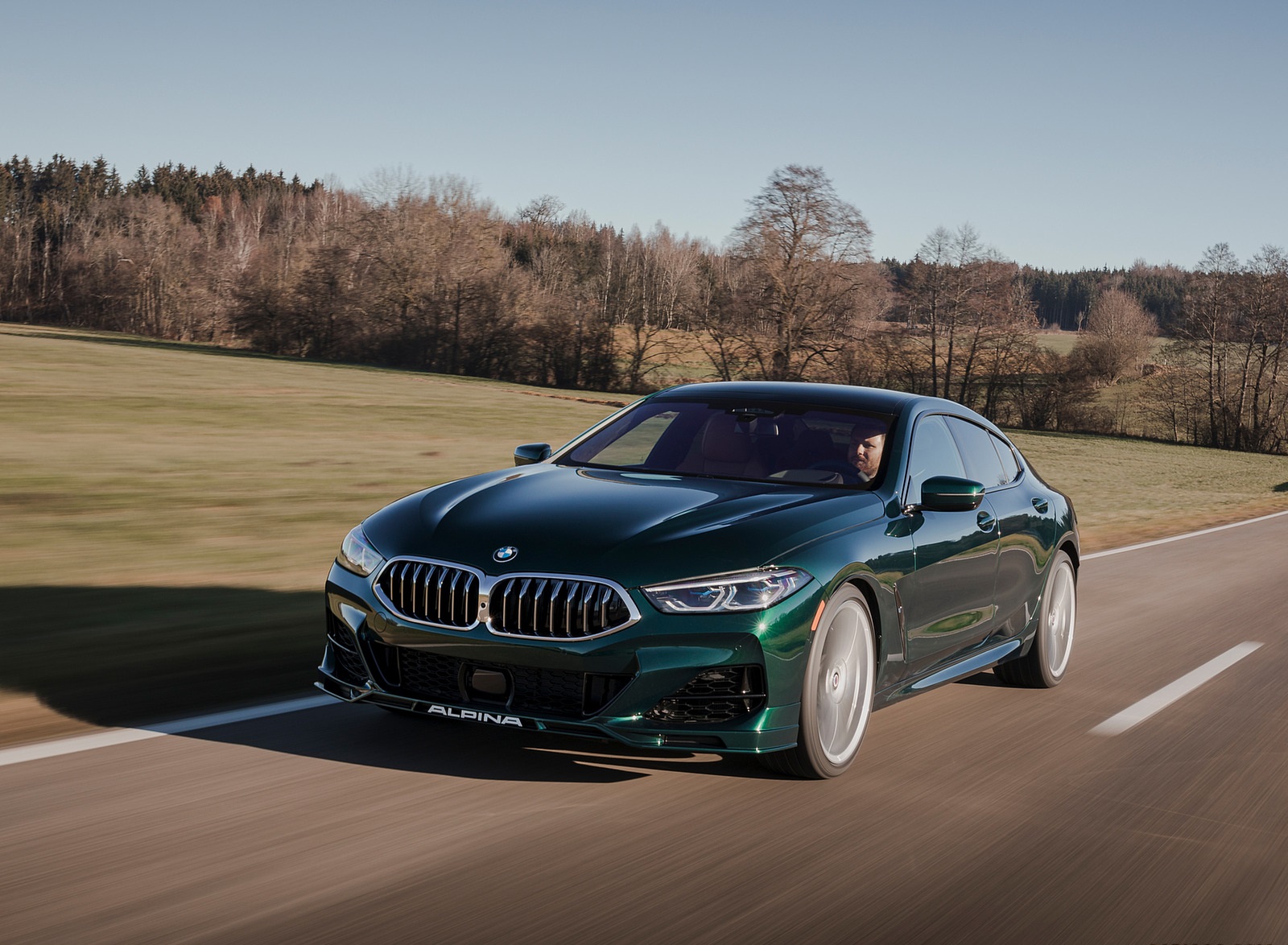 2022 ALPINA B8 Gran Coupé Front Three-Quarter Wallpapers (2)