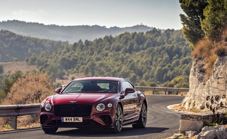 2022 Bentley Continental GT Speed (Color: Candy Red) Front Wallpapers 450x275 (3)