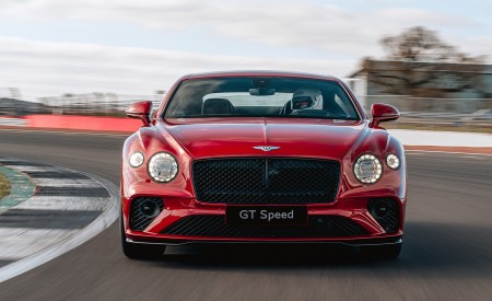 2022 Bentley Continental GT Speed (Color: Candy Red) Front Wallpapers 450x275 (88)