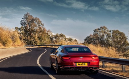 2022 Bentley Continental GT Speed (Color: Candy Red) Rear Wallpapers 450x275 (5)