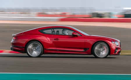 2022 Bentley Continental GT Speed (Color: Candy Red) Side Wallpapers 450x275 (92)