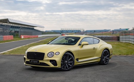 2022 Bentley Continental GT Speed (Color: Julep) Front Three-Quarter Wallpapers 450x275 (115)
