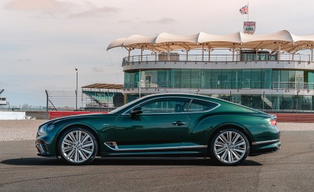 2022 Bentley Continental GT Speed (Color: Verdant) Side Wallpapers 450x275 (137)