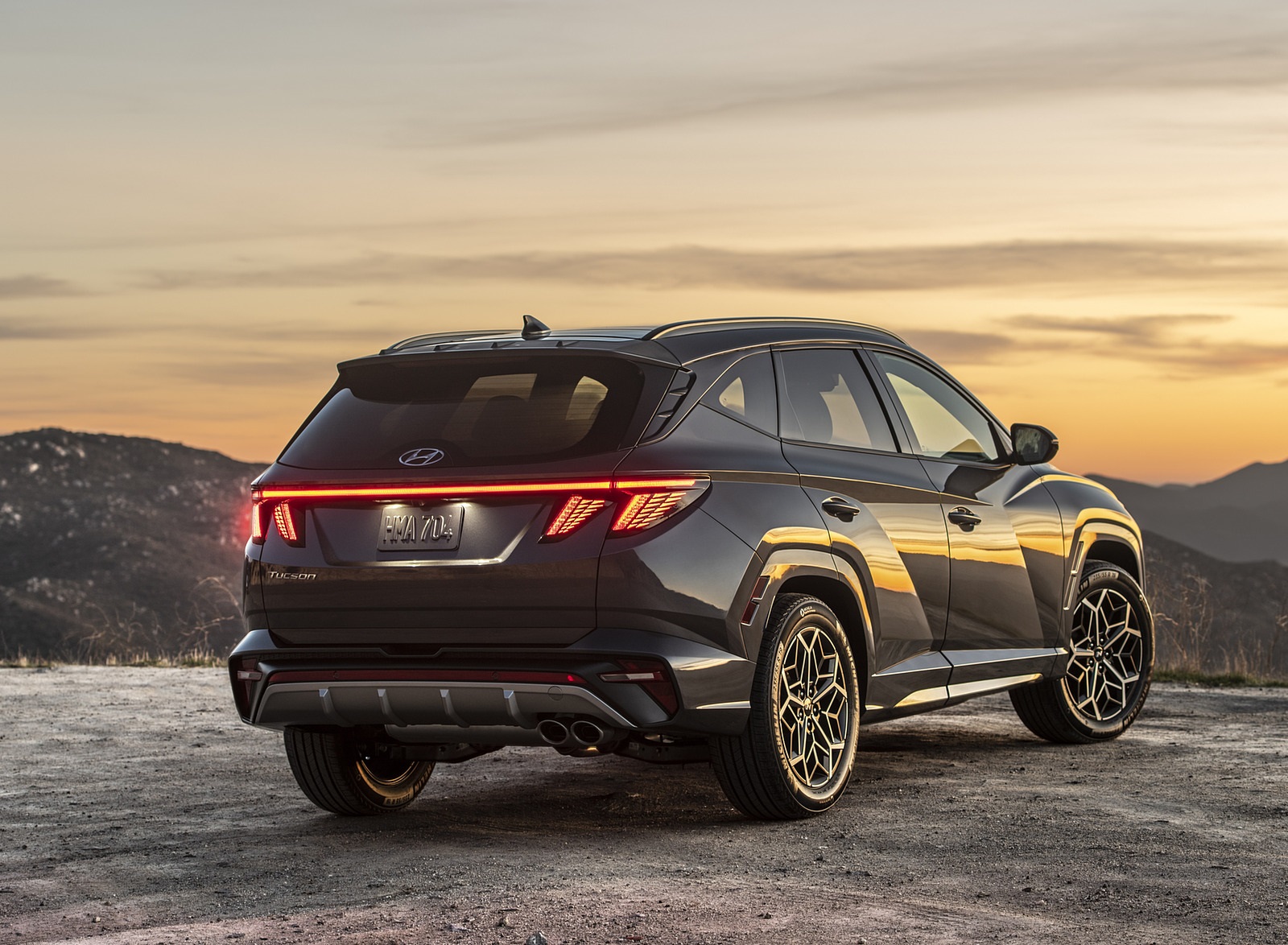 2022 Hyundai Tucson N Line Rear Three-Quarter Wallpapers (8)