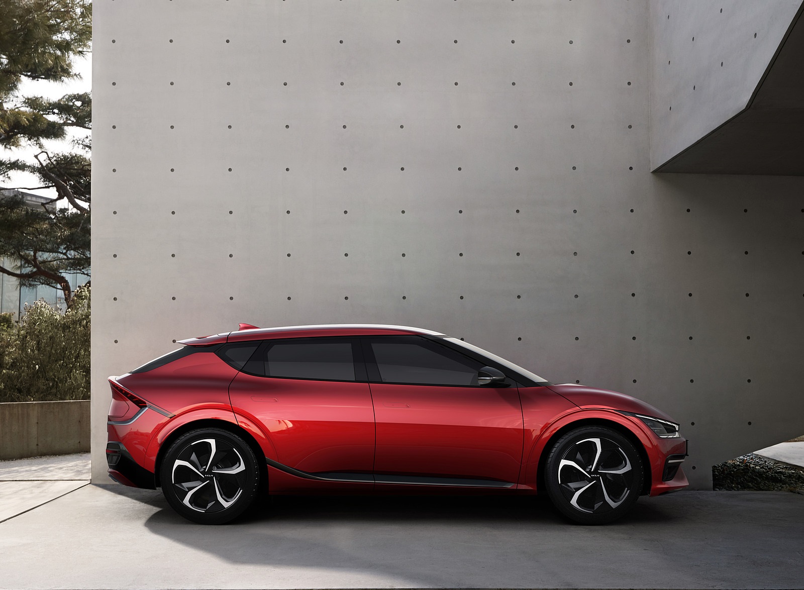 2022 Kia EV6 GT-Line Side Wallpapers (2)