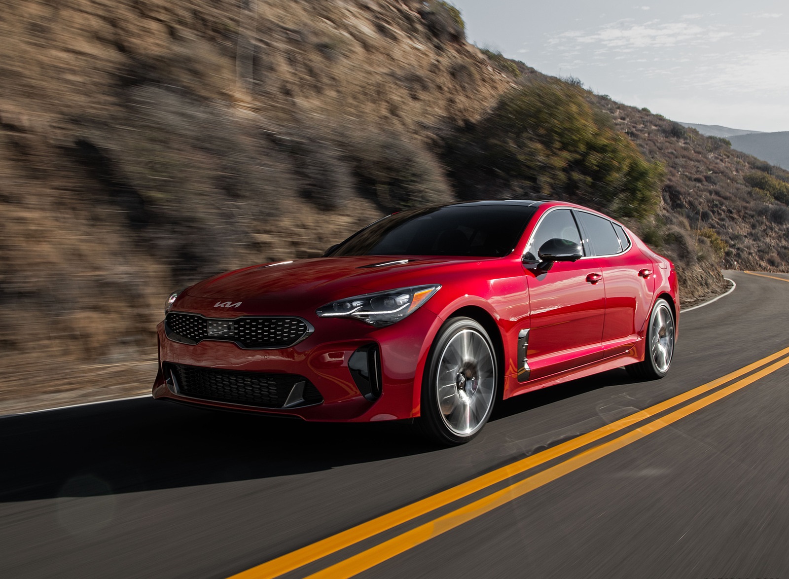 2022 Kia Stinger GT Front Three-Quarter Wallpapers  (1)