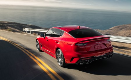 2022 Kia Stinger GT Rear Three-Quarter Wallpapers  450x275 (5)
