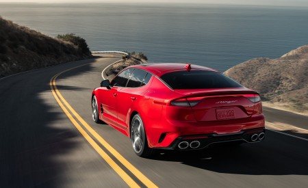 2022 Kia Stinger GT Rear Three-Quarter Wallpapers 450x275 (6)