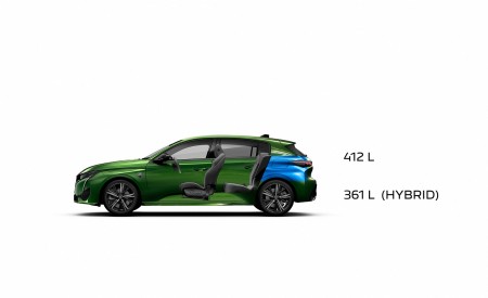 2022 Peugeot 308 PHEV Luggage Compartment Volume Wallpapers 450x275 (74)
