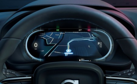 2022 Volvo C40 Recharge Digital Instrument Cluster Wallpapers 450x275 (96)