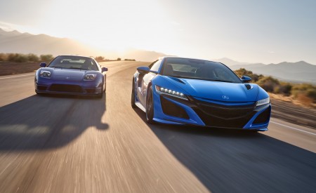 2021 Acura NSX Long Beach Blue Pearl Front Wallpapers 450x275 (2)