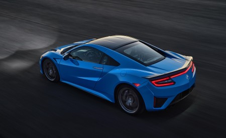 2021 Acura NSX Long Beach Blue Pearl Rear Three-Quarter Wallpapers 450x275 (7)