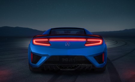 2021 Acura NSX Long Beach Blue Pearl Rear Wallpapers 450x275 (9)
