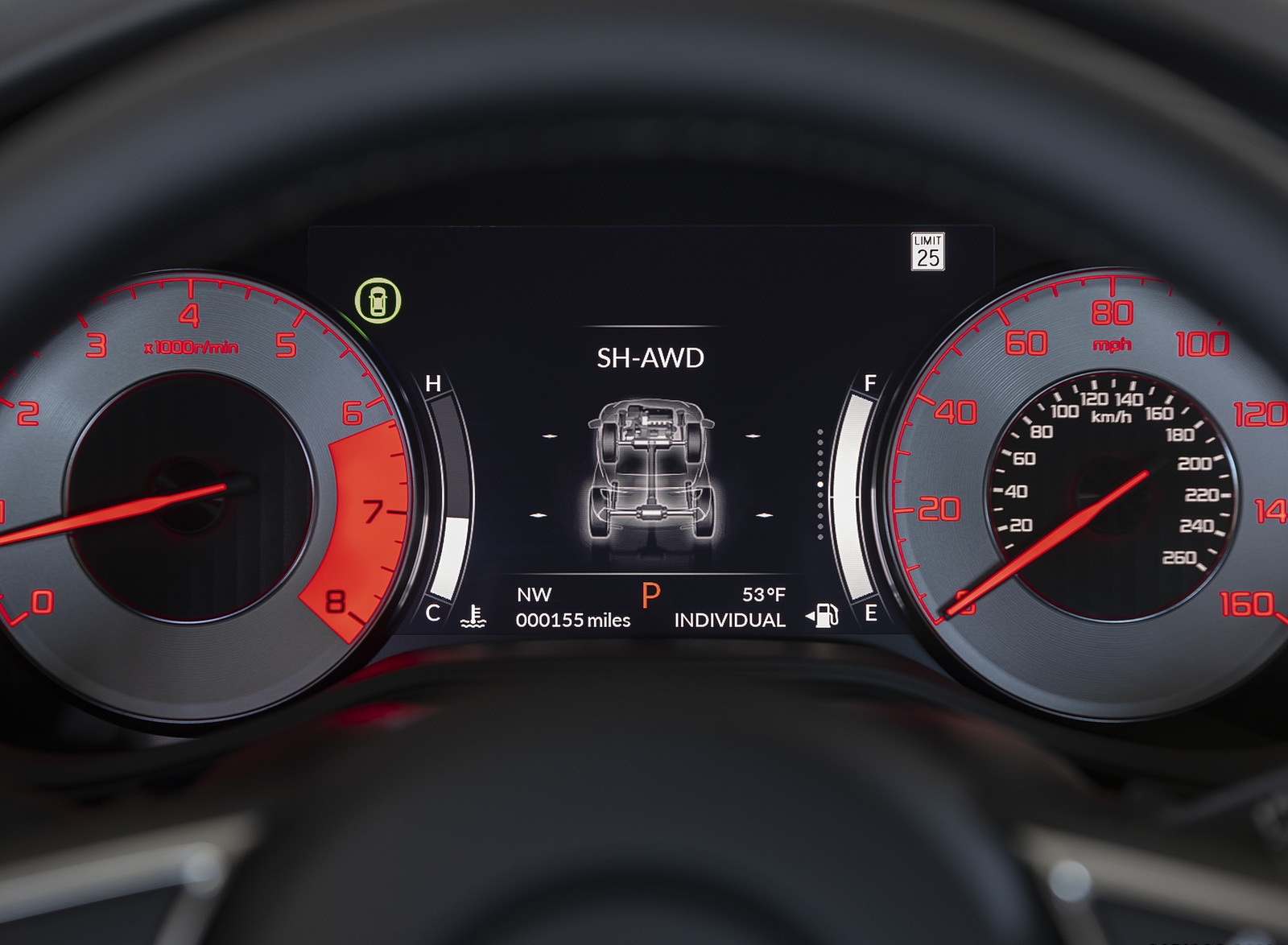 2021 Acura TLX Type S Digital Instrument Cluster Wallpapers #44 of 95