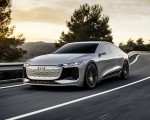 2021 Audi A6 e-tron Concept (Color: Helio Silver) Front Three-Quarter Wallpapers  150x120 (2)