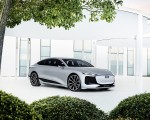 2021 Audi A6 e-tron Concept (Color: Helio Silver) Front Three-Quarter Wallpapers 150x120 (25)