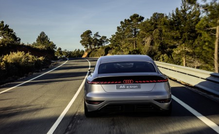 2021 Audi A6 e-tron Concept (Color: Helio Silver) Rear Wallpapers 450x275 (7)