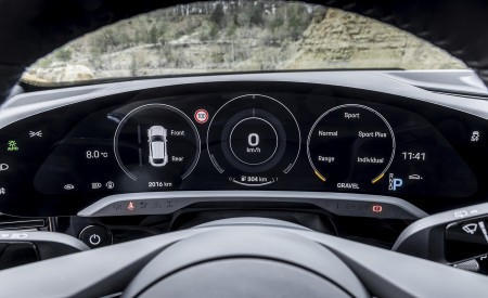 2021 Porsche Taycan 4 Cross Turismo (Color: Cherry Metallic) Digital Instrument Cluster Wallpapers 450x275 (186)