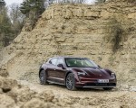 2021 Porsche Taycan 4 Cross Turismo (Color: Cherry Metallic) Front Three-Quarter Wallpapers 150x120
