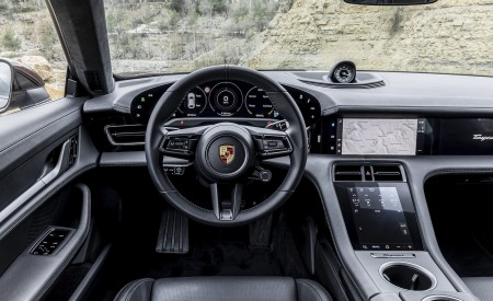 2021 Porsche Taycan 4 Cross Turismo (Color: Cherry Metallic) Interior Cockpit Wallpapers 450x275 (188)