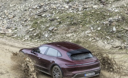 2021 Porsche Taycan 4 Cross Turismo (Color: Cherry Metallic) Off-Road Wallpapers 450x275 (163)