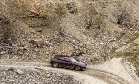 2021 Porsche Taycan 4 Cross Turismo (Color: Cherry Metallic) Off-Road Wallpapers 450x275 (167)
