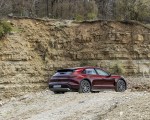 2021 Porsche Taycan 4 Cross Turismo (Color: Cherry Metallic) Rear Three-Quarter Wallpapers 150x120