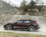2021 Porsche Taycan 4 Cross Turismo (Color: Cherry Metallic) Side Wallpapers 150x120