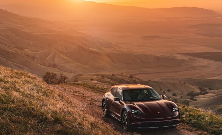 2021 Porsche Taycan 4 Cross Turismo (Color: Cherry Red) Front Wallpapers 450x275 (55)