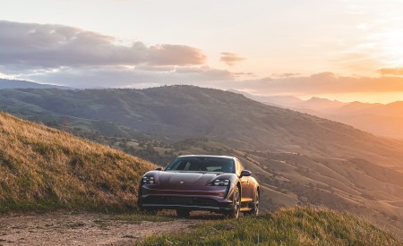 2021 Porsche Taycan 4 Cross Turismo (Color: Cherry Red) Front Wallpapers  450x275 (48)