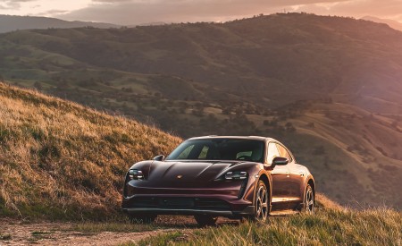 2021 Porsche Taycan 4 Cross Turismo (Color: Cherry Red) Front Wallpapers 450x275 (57)