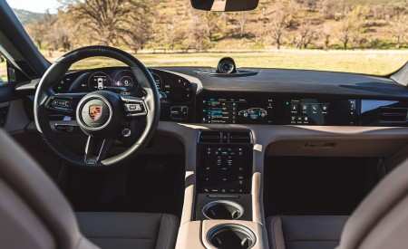 2021 Porsche Taycan 4 Cross Turismo (Color: Cherry Red) Interior Cockpit Wallpapers 450x275 (93)