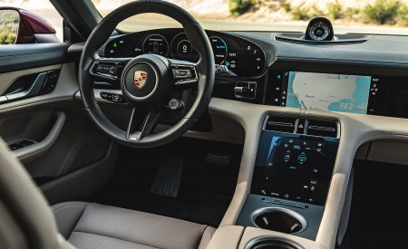 2021 Porsche Taycan 4 Cross Turismo (Color: Cherry Red) Interior Wallpapers 450x275 (91)