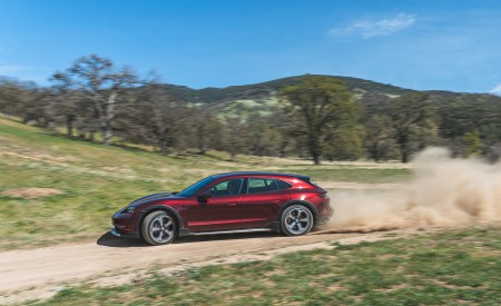 2021 Porsche Taycan 4 Cross Turismo (Color: Cherry Red) Off-Road Wallpapers 450x275 (25)