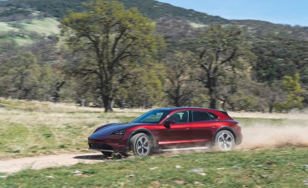 2021 Porsche Taycan 4 Cross Turismo (Color: Cherry Red) Off-Road Wallpapers 450x275 (26)