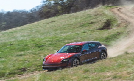2021 Porsche Taycan 4 Cross Turismo (Color: Cherry Red) Off-Road Wallpapers 450x275 (39)