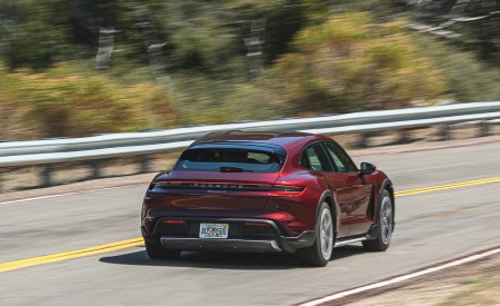 2021 Porsche Taycan 4 Cross Turismo (Color: Cherry Red) Rear Wallpapers 450x275 (20)