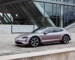 2021 Porsche Taycan 4 Cross Turismo (Color: Frozen Berry Metallic) Front Three-Quarter Wallpapers 150x120