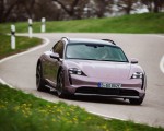 2021 Porsche Taycan 4 Cross Turismo (Color: Frozen Berry Metallic) Front Three-Quarter Wallpapers 150x120
