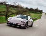 2021 Porsche Taycan 4 Cross Turismo (Color: Frozen Berry Metallic) Front Wallpapers 150x120