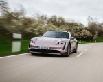2021 Porsche Taycan 4 Cross Turismo (Color: Frozen Berry Metallic) Front Wallpapers 150x120