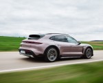 2021 Porsche Taycan 4 Cross Turismo (Color: Frozen Berry Metallic) Rear Three-Quarter Wallpapers 150x120