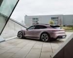 2021 Porsche Taycan 4 Cross Turismo (Color: Frozen Berry Metallic) Rear Three-Quarter Wallpapers 150x120