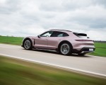 2021 Porsche Taycan 4 Cross Turismo (Color: Frozen Berry Metallic) Rear Three-Quarter Wallpapers 150x120