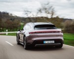 2021 Porsche Taycan 4 Cross Turismo (Color: Frozen Berry Metallic) Rear Wallpapers 150x120