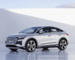 2022 Audi Q4 Sportback e-tron (Color: Florett Silver) Front Three-Quarter Wallpapers  150x120